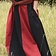 Flicka kjol Loreena, svart-röd - Celtic Webmerchant