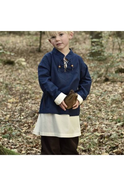 Camicia per bambini pirata, blu - Celtic Webmerchant