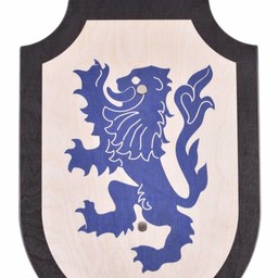 Toy Schild Lionheart, schwarz-blau