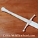 Red dragon Longsword gribe- Glow - Celtic Webmerchant