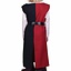 Childrens surcoat Rodrick, black-red - Celtic Webmerchant