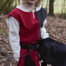 Kinder surcoat Rodrick, schwarz-rot - Celtic Webmerchant