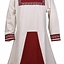 Viking tunic Viborg, natural-red - Celtic Webmerchant