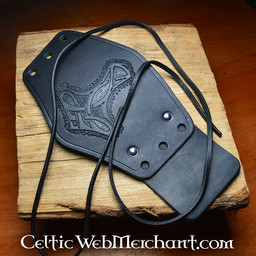 Paar Vikingarmbeschermers (lang), bruin - Celtic Webmerchant