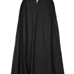 Cape en coton Ellyn, noir - Celtic Webmerchant