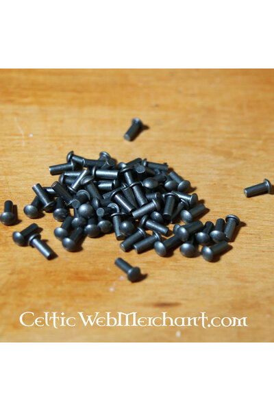 50 stalowych nitów o długości 3 mm i długości 6 mm - Celtic Webmerchant