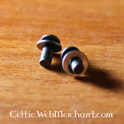 Steel rivets 4 mm, 12 mm long, set of 50 - Celtic Webmerchant