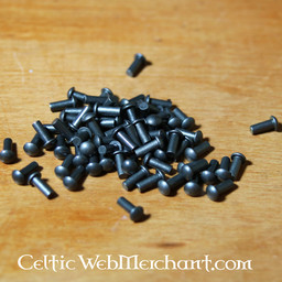 Stalen klinknagels 4 mm, 12 mm lang, set van 50 - Celtic Webmerchant
