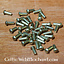 Brass rivets 4 mm, 10 mm long, set of 50 - Celtic Webmerchant