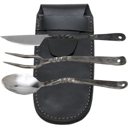 Cutlery set Landsknecht with pouch - Celtic Webmerchant