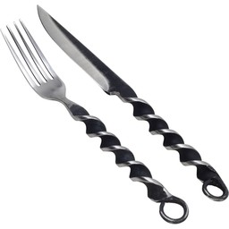 Kniv och gaffel twisted handtag - Celtic Webmerchant