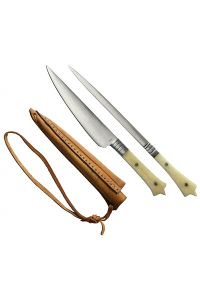 14de-15de eeuwse bestekset benen grip, klein - Celtic Webmerchant