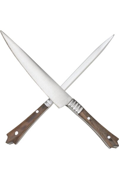 14th-15th century cutlery set wooden grip, small - Celtic Webmerchant