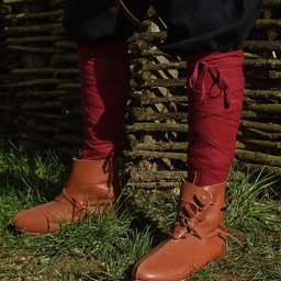 Owijki nóg z motywem jodełki, czerwony - Celtic Webmerchant