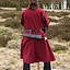 Tunic Kragelund hand-stitched finish, wine red - Celtic Webmerchant