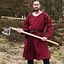 Tunic Kragelund hand-stitched finish, wine red - Celtic Webmerchant