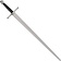 Anderthalbhänder Alessio, battle-ready (stumpf 3 mm) mit Scheide - Celtic Webmerchant