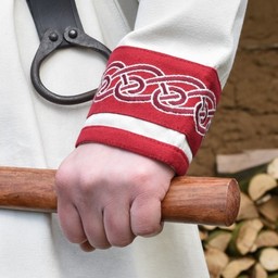 Túnica vikinga Viborg, rojo natural - Celtic Webmerchant