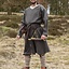 Tunic Kragelund hand-stitched finish, olive green - Celtic Webmerchant