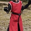 Medieval surcoat Rodrick, red-natural - Celtic Webmerchant