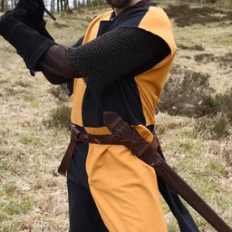 Abrigo medieval Rodrick, naranja-negro - Celtic Webmerchant