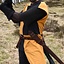 Medieval surcoat Rodrick, orange-black - Celtic Webmerchant