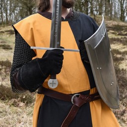 Medieval surcoat Rodrick, orange-black - Celtic Webmerchant