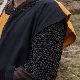 Medeltida surcoat Rodrick, orange-svart - Celtic Webmerchant