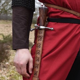 Medieval surcoat Rodrick, schwarz-rot - Celtic Webmerchant