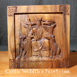 Hölzerne Wanddekoration Odin - Celtic Webmerchant