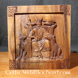 Parete di legno decorazione Odin - Celtic Webmerchant