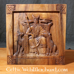 Wooden wall decoration Odin - Celtic Webmerchant