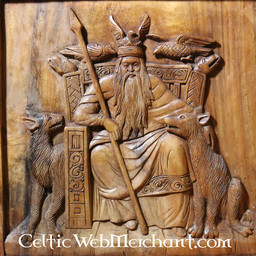 Wooden wall decoration Odin - Celtic Webmerchant