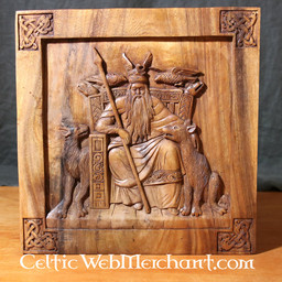 Parete di legno decorazione Odin - Celtic Webmerchant