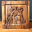 Houten wanddecoratie Odin - Celtic Webmerchant