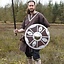 Birka tunika Knut, krótkie rękawy, brązowy - Celtic Webmerchant