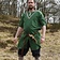 Birka Tunika Knut, kurze Ärmel, grün - Celtic Webmerchant
