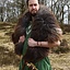 Birka tunic Knut, short sleeves, green - Celtic Webmerchant