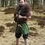 Birka tunic Knut, short sleeves, green - Celtic Webmerchant