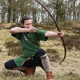 Birka tunic Knut, short sleeves, green - Celtic Webmerchant