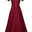 Cotehardie Odilia, wine red - Celtic Webmerchant