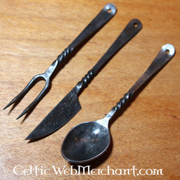 Cutlery set Landsknecht with pouch - Celtic Webmerchant