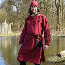 Bonnet Birka motif à chevrons, rouge - Celtic Webmerchant