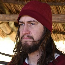 Birkamuts vissegraatmotief, rood - Celtic Webmerchant