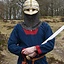 (Early) medieval tunic Clovis, blue-red - Celtic Webmerchant