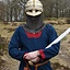 (Tidig) medeltids tunika Clovis, blå-röd - Celtic Webmerchant