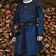 Skjoldehamm tunic, blue-dark blue - Celtic Webmerchant