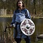 Thorsberg tunic herringbone motif, blue - Celtic Webmerchant