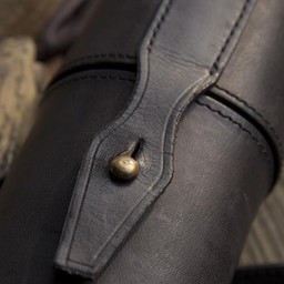 Thermos avec support en cuir et ceinture, noir - Celtic Webmerchant