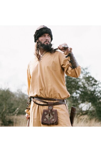 Birka Viking hatt, brun - Celtic Webmerchant